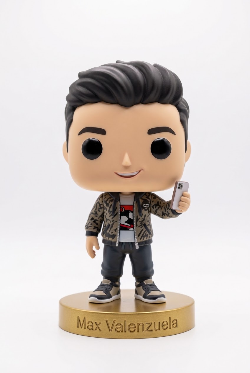 Funko personalizado de Max Valenzuela