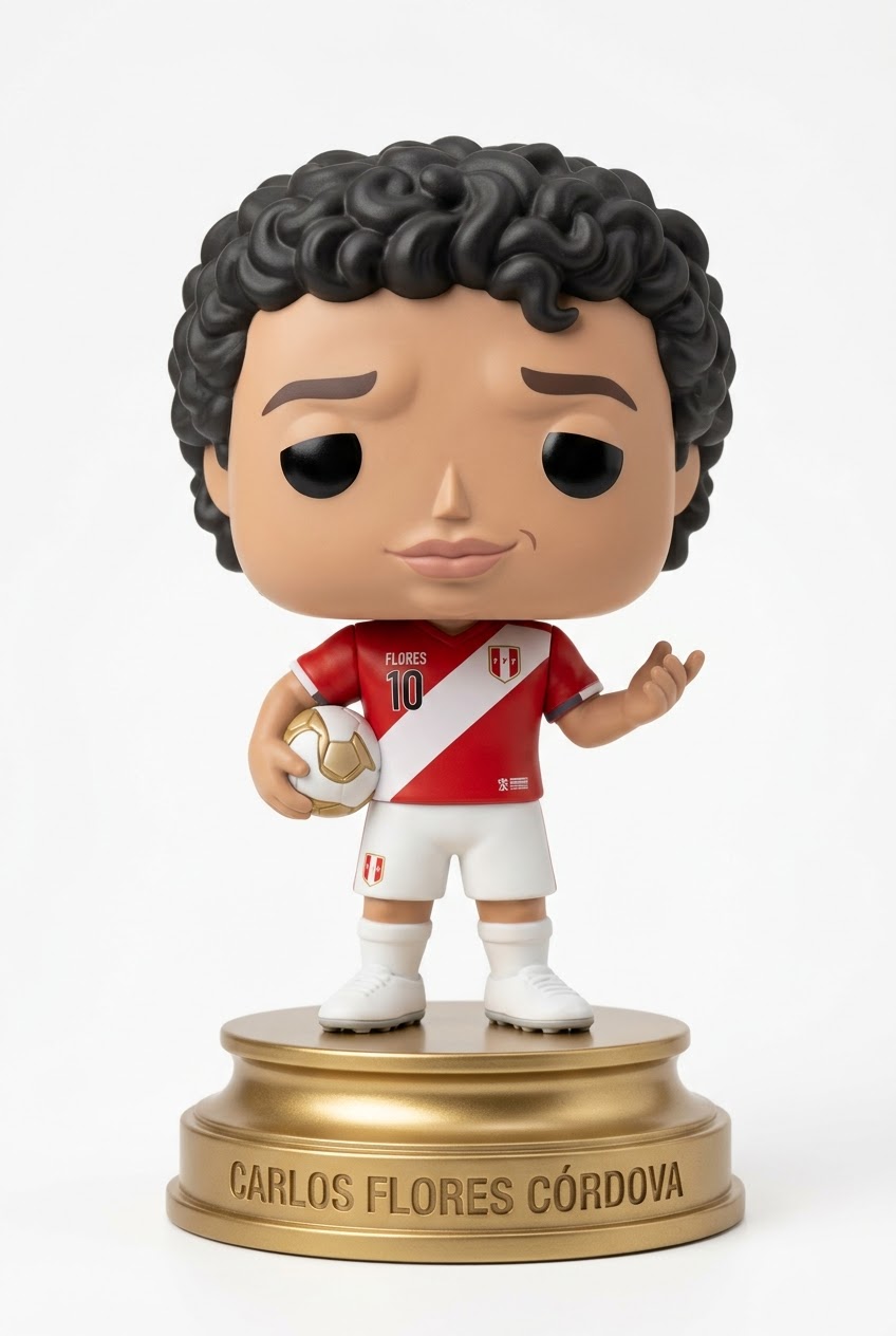 Funko personalizado de Carlos Flores Cordova