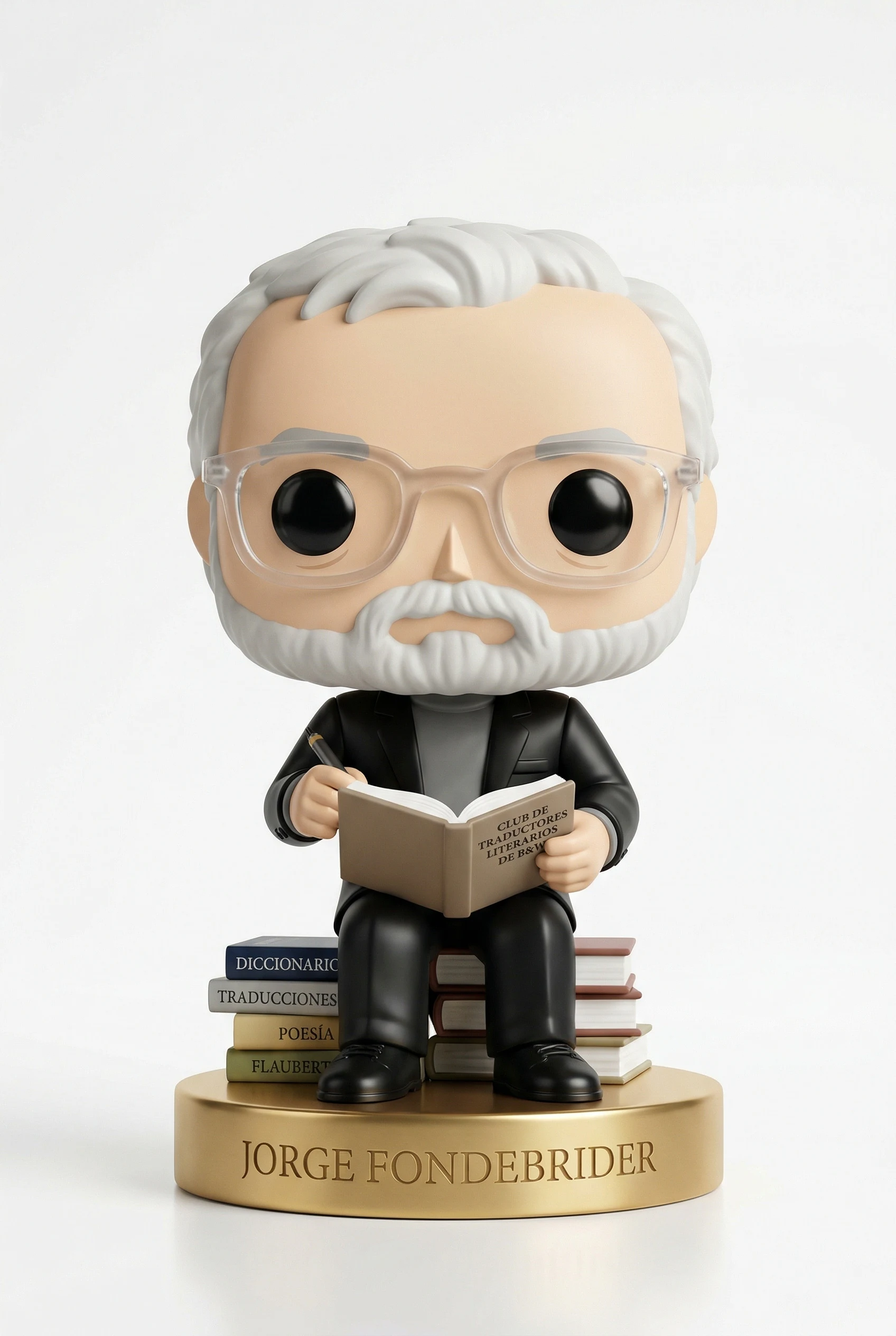 Funko personalizado de Jorge Fondebrider