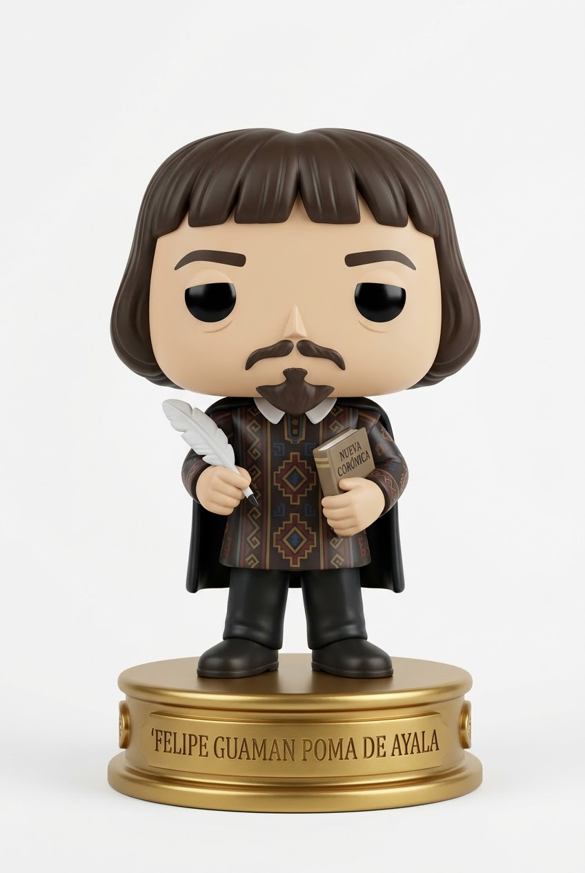 Funko personalizado de Felipe Guaman Poma de Ayala