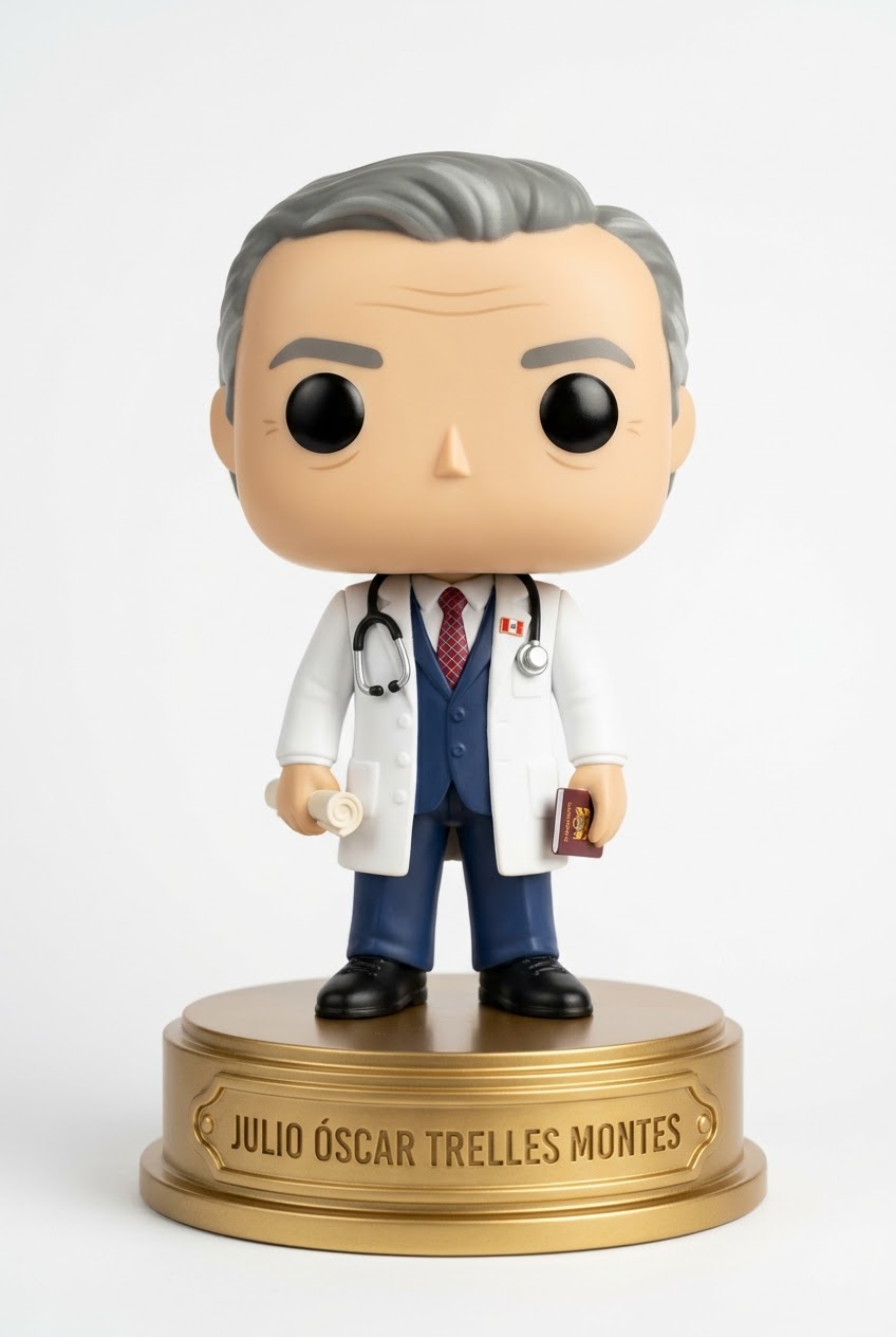 Funko personalizado de Julio Oscar Trelles Montes