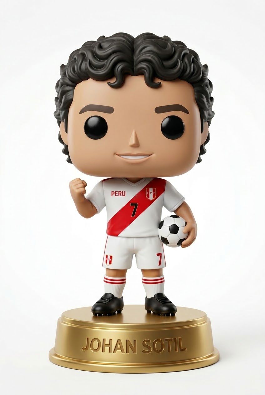 Funko personalizado de Johan Sotil