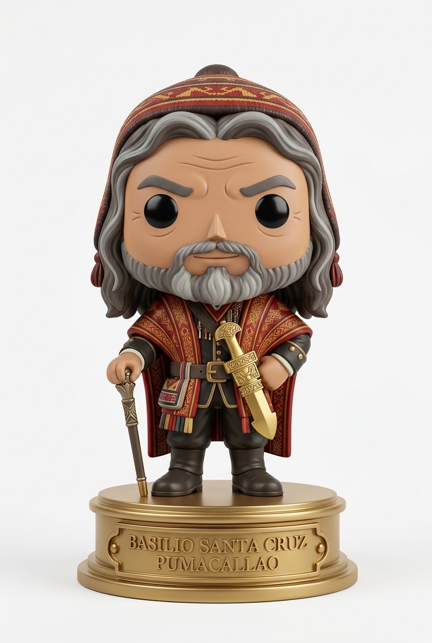 Funko personalizado de Basilio Santa Cruz Pumacallao