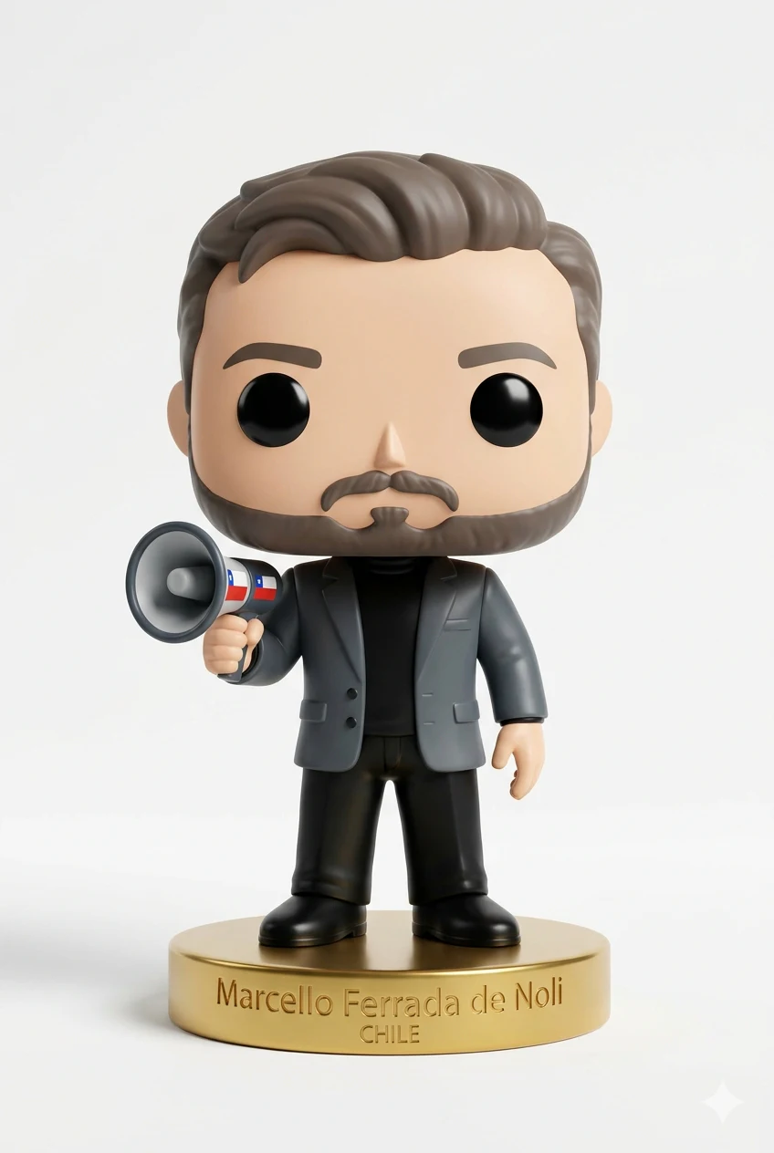 Funko personalizado de Marcello Ferrada de Noli